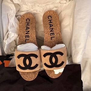 100% Authentic Chanel Sandals Slides